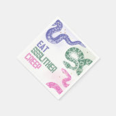 Girly Snake Party Napkins Serviette (Ecke)