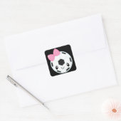 Girly Soccer Ball Emoji Stickers (Umschlag)