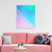 Girly Soft Rainbow Colored Sky Leinwanddruck (Insitu (Wohnzimmer))