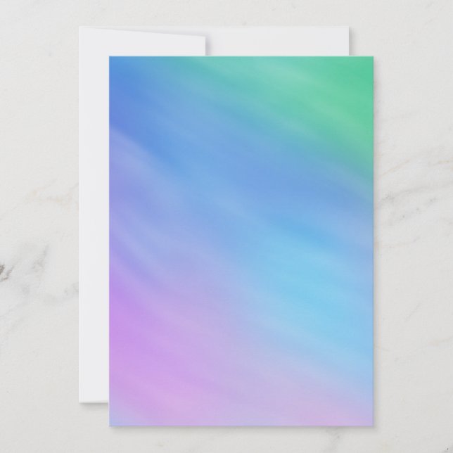 Girly Soft Rainbow Sky (Vorderseite)