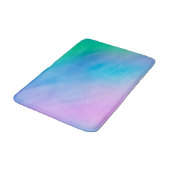 Girly Soft Rainbow Sky Badematte (Schrägansicht)