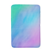 Girly Soft Rainbow Sky Badematte (Vorderseite Vertikal)