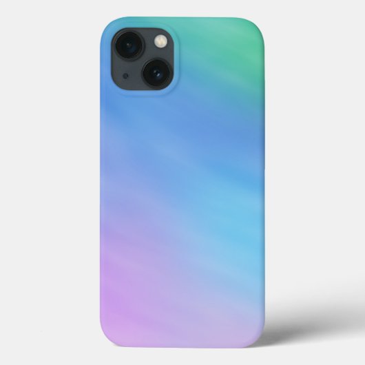 Girly Soft Rainbow Sky Case-Mate iPhone Hülle (Rückseite)