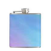 Girly Soft Rainbow Sky Flachmann (Vorderseite)