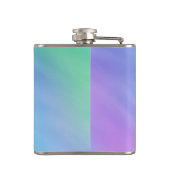 Girly Soft Rainbow Sky Flachmann (Rückseite)