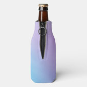 Girly Soft Rainbow Sky Flaschenkühler (Flasche Rückseite)