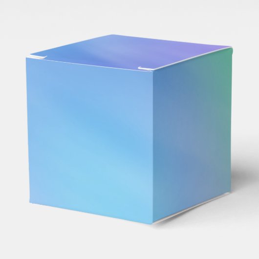 Girly Soft Rainbow Sky Geschenkschachtel (Vorderseite)