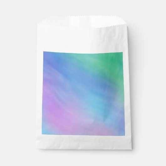 Girly Soft Rainbow Sky Geschenktütchen (Vorderseite)