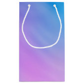 Girly Soft Rainbow Sky Kleine Geschenktüte (Rückseite)