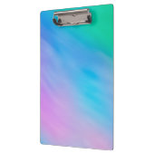 Girly Soft Rainbow Sky Klemmbrett (Links)