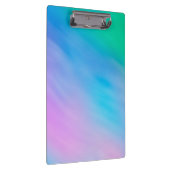 Girly Soft Rainbow Sky Klemmbrett (Rechts)