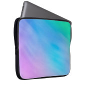 Girly Soft Rainbow Sky Laptopschutzhülle (Vorne Rechts)