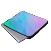 Girly Soft Rainbow Sky Laptopschutzhülle (Vorne Knopf)