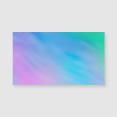 Girly Soft Rainbow Sky Magentic Business Cards Magnetkarte (Vorderseite)