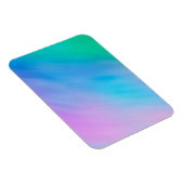 Girly Soft Rainbow Sky Magnet (Rechte Seite)