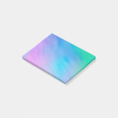 Girly Soft Rainbow Sky Post-it Klebezettel (angewinkelt)