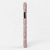 Girly Sparkle Blush Pink Glitzer Case-Mate iPhone Hülle (Hinten/Rechts)