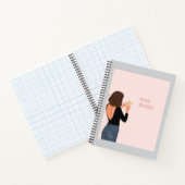 Girly Spiral Notebook Notizblock (Innenseite)