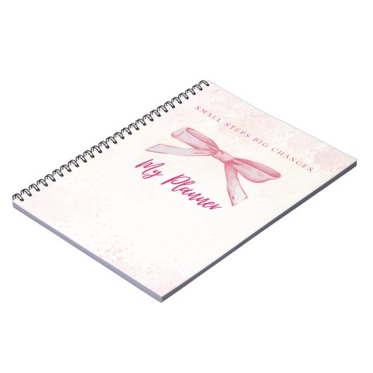 Girly Spirale NotBook Notizblock (Linke Seite)