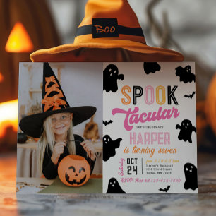 Girly Spooktacular Halloween Einladung