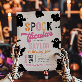 Girly Spooktacular Halloween Einladung