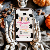 Girly Spooktacular Halloween Einladung