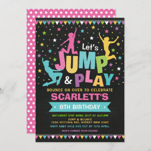 Girly SPRUNG Einladung