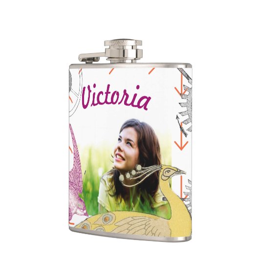 Girly Steam Punk Flachmann (Links)