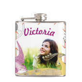 Girly Steam Punk Flachmann (Vorderseite)