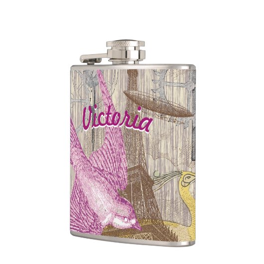 Girly Steam Punk Flachmann (Links)