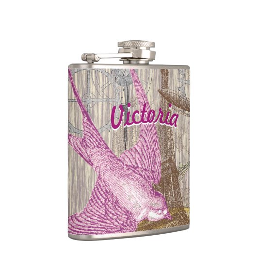 Girly Steam Punk Flachmann (Rechts)