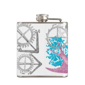 Girly Steam Punk Flachmann (Rückseite)