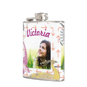 Girly Steam Punk Flachmann (Links)