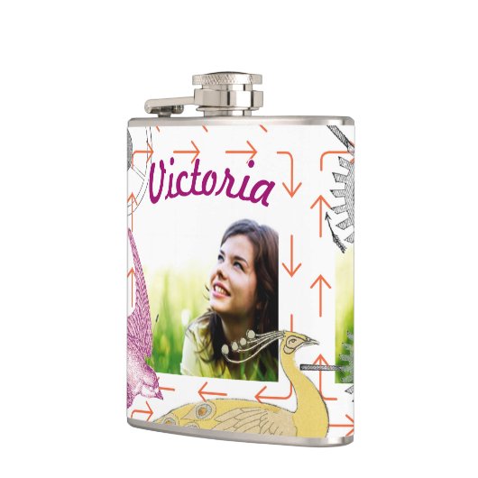 Girly Steam Punk Flachmann (Links)