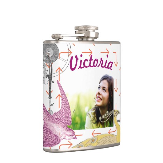 Girly Steam Punk Flachmann (Rechts)