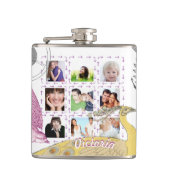 Girly Steam Punk Flachmann (Vorderseite)