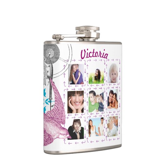 Girly Steam Punk Flachmann (Rechts)