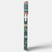 Girly Stripe floral Hübsch Moderne Trendy Case-Mate iPhone Hülle (Rückseite / Rechts)