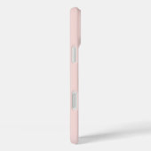 Girly Stylish Misty Rose Monogram Letter Case-Mate iPhone Hülle (Rückseite / Rechts)