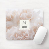 Girly stylish monogram, pastellfarben pastellfarbe mousepad (Mit Mouse)