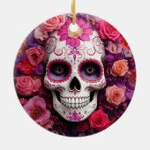 Girly Sugar Skull Ornament (Hinten)