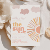 Girly Sun zum ersten Geburtstag Einladung