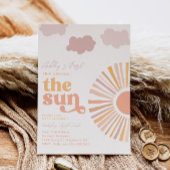 Girly Sun zum ersten Geburtstag Einladung