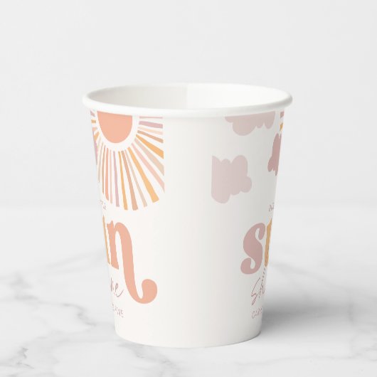 Girly Sunshine Party Cups Pappbecher (Links)