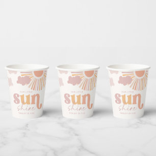 Girly Sunshine Party Cups Pappbecher