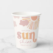 Girly Sunshine Party Cups Pappbecher (Vorderseite)