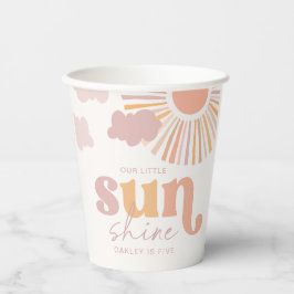 Girly Sunshine Party Cups Pappbecher
