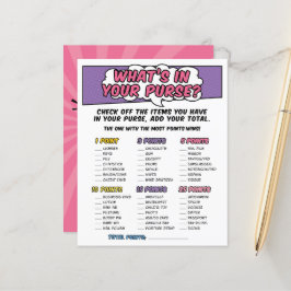 Girly Superhero Comic Book Baby Shower Pursuit Gam