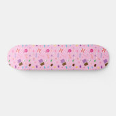 Girly Sweet Candy Muster für Mädchen Skateboard (Horizontal)