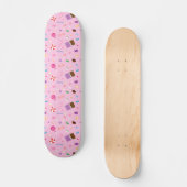 Girly Sweet Candy Muster für Mädchen Skateboard (Vorderseite)
